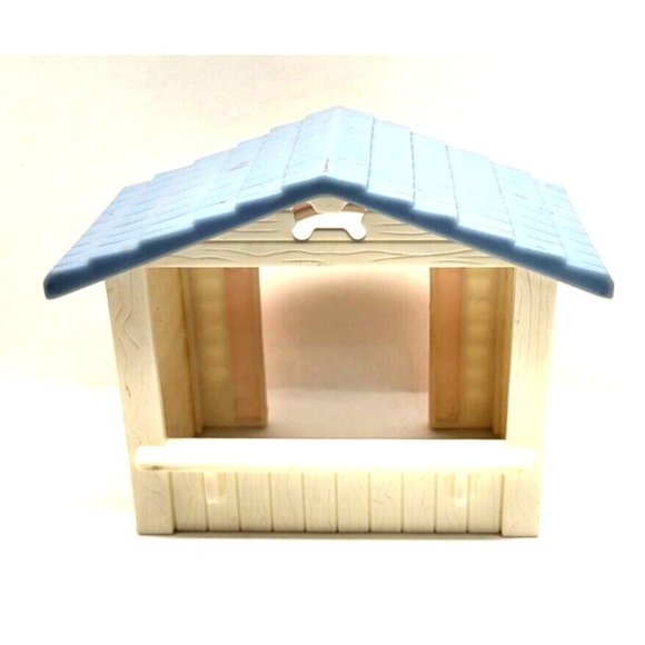 2005 FISHER PRICE Loving Family 3 3/4" Dollhouse DOG HOUSE Puppy Doggie Doghouse - Picture 3 of 7